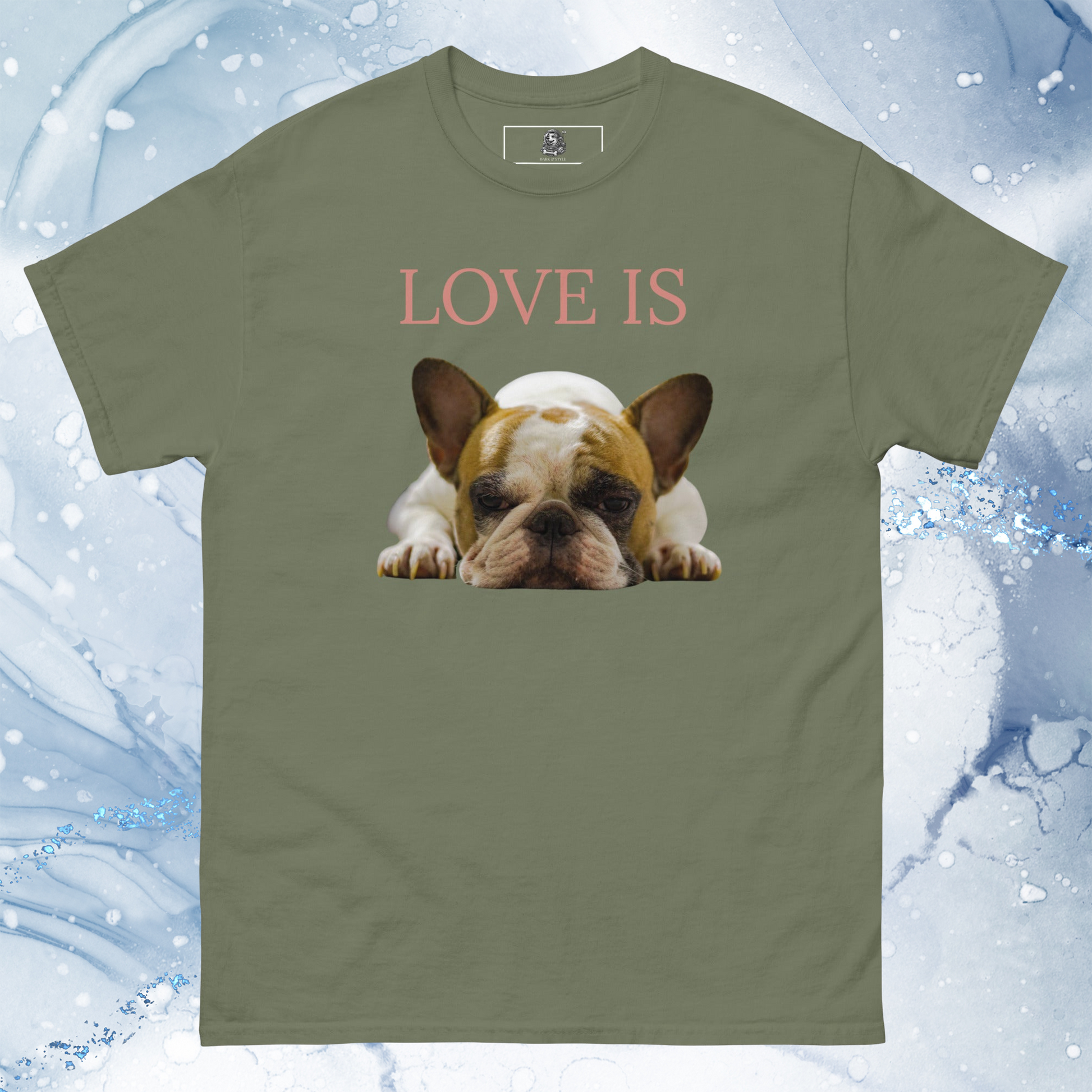 Love Is T-Shirt for Men Gift For Women and Dog Lover