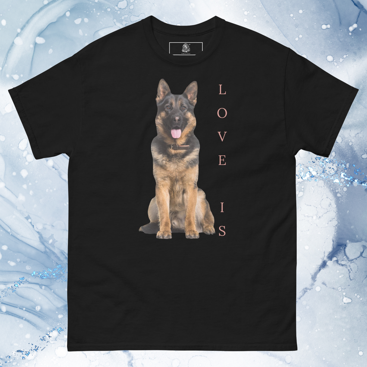 Love Is T-Shirt for Men Gift For Women and Dog Lover