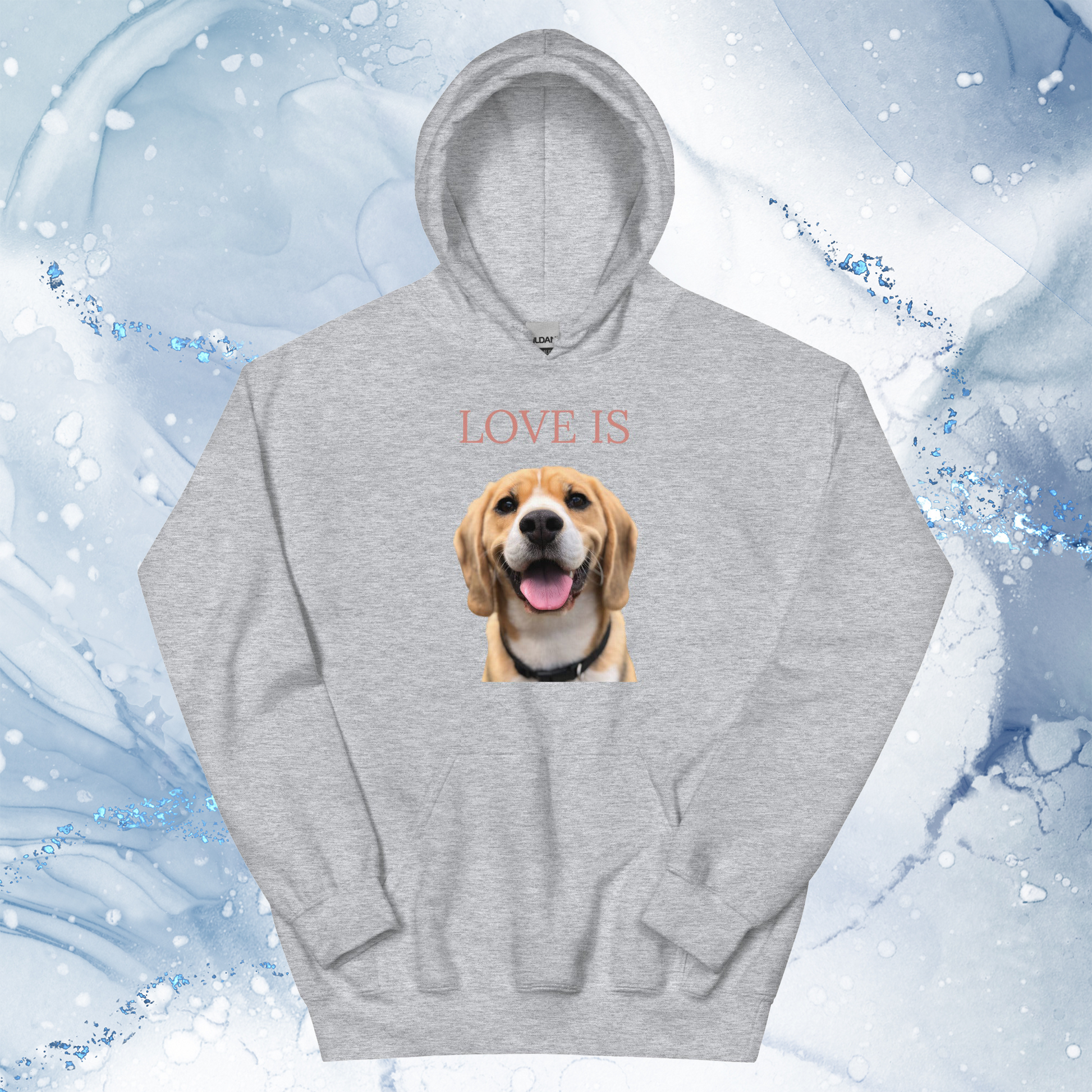 Love Is Hoodie for Men Gift For Women and Dog Lover