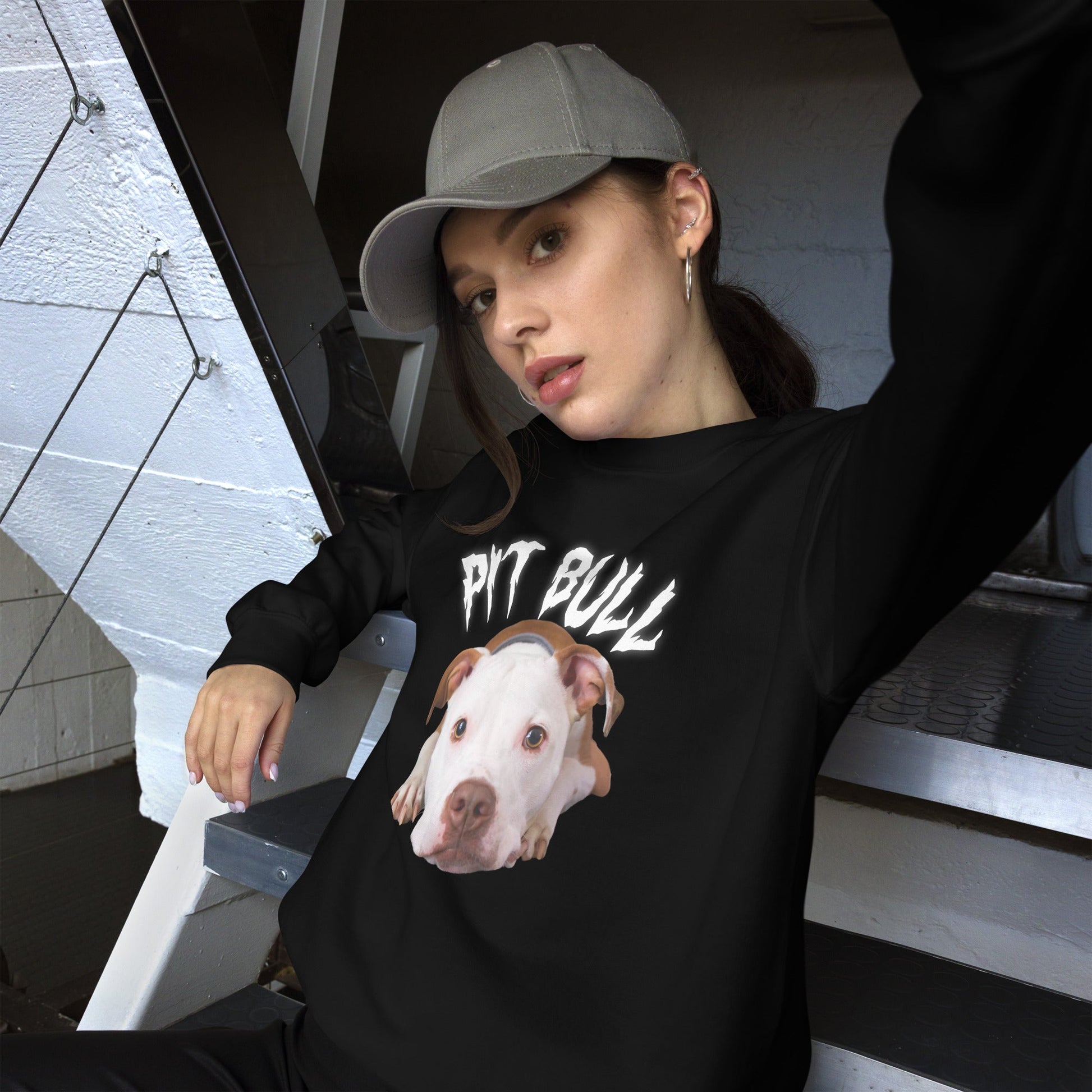 White Hell Sweatshirt for Men Gift For Women and Dog Lover