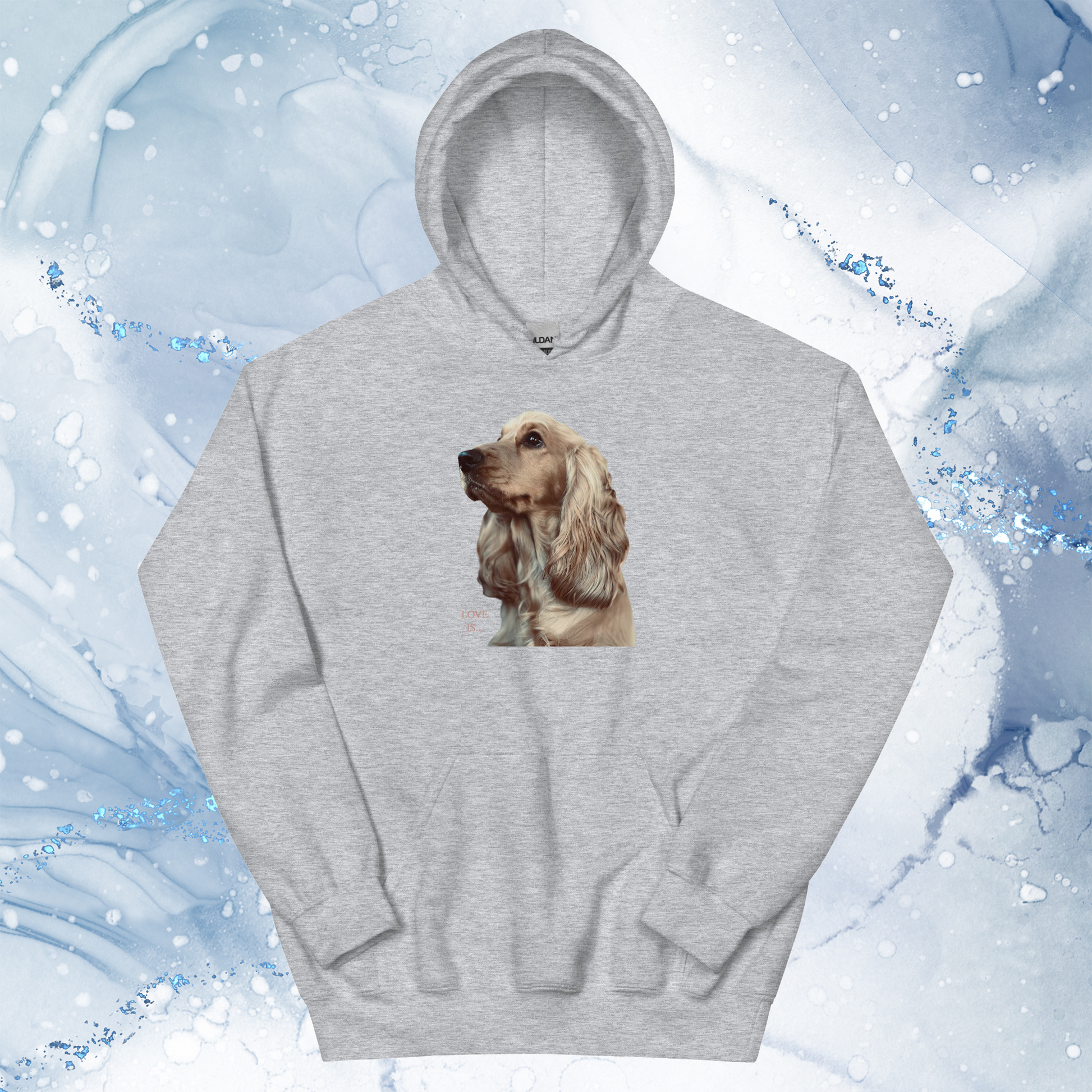 Love Is Hoodie for Men Gift For Women and Dog Lover