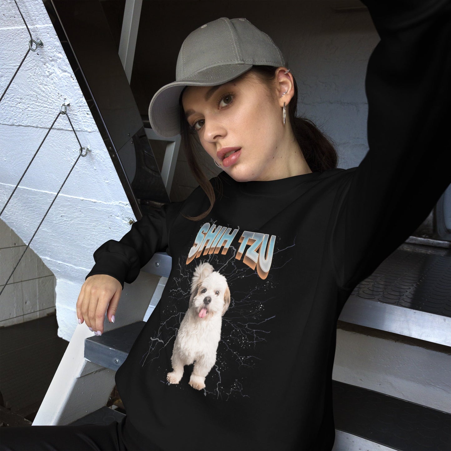 Lightning Sweatshirt for Men Gift For Women and Dog Lover