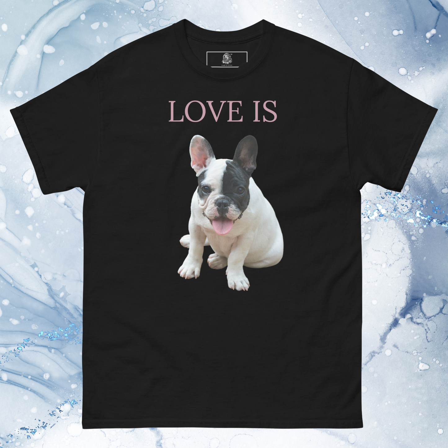 Love Is T-Shirt for Men Gift For Women and Dog Lover