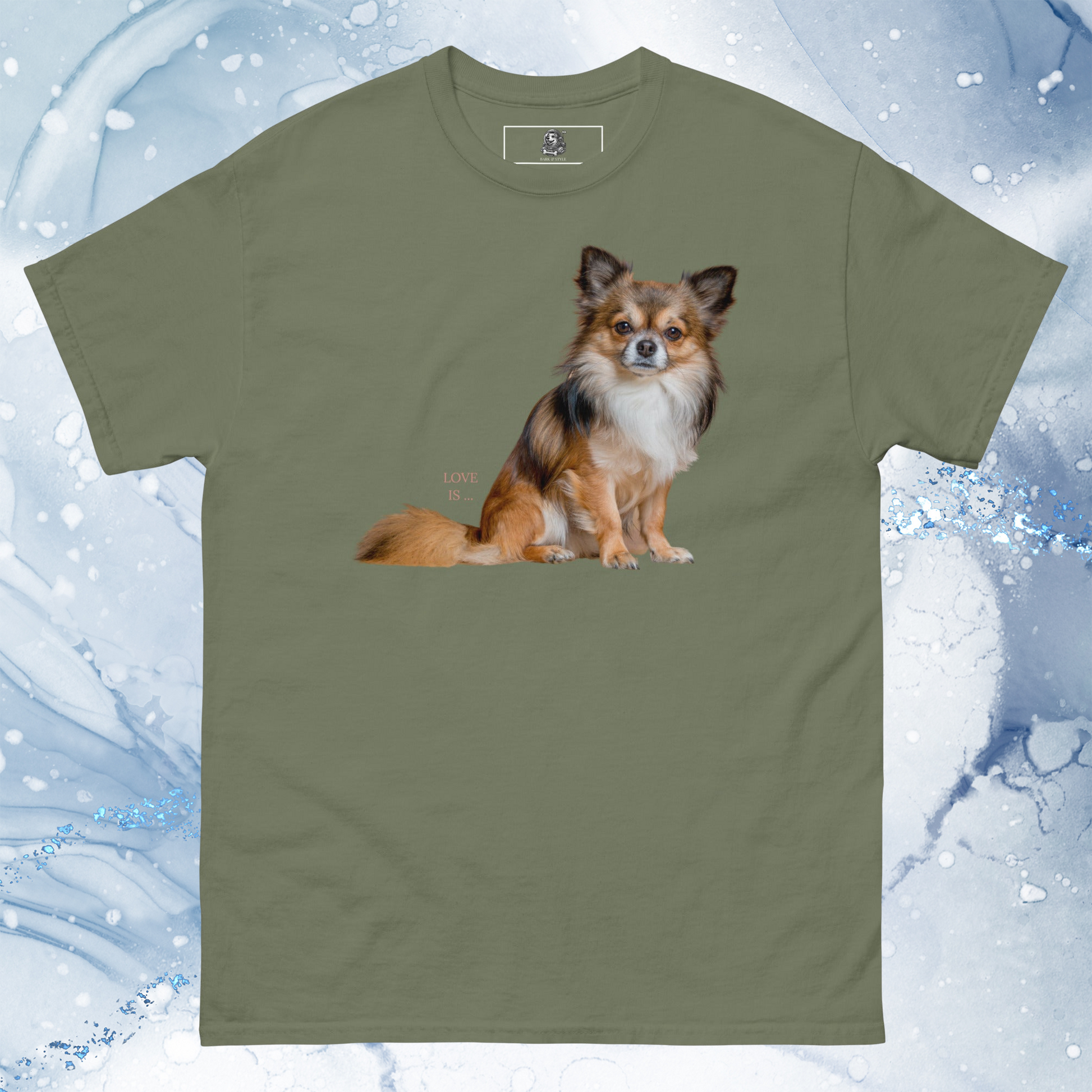 Love Is T-Shirt for Men Gift For Women and Dog Lover