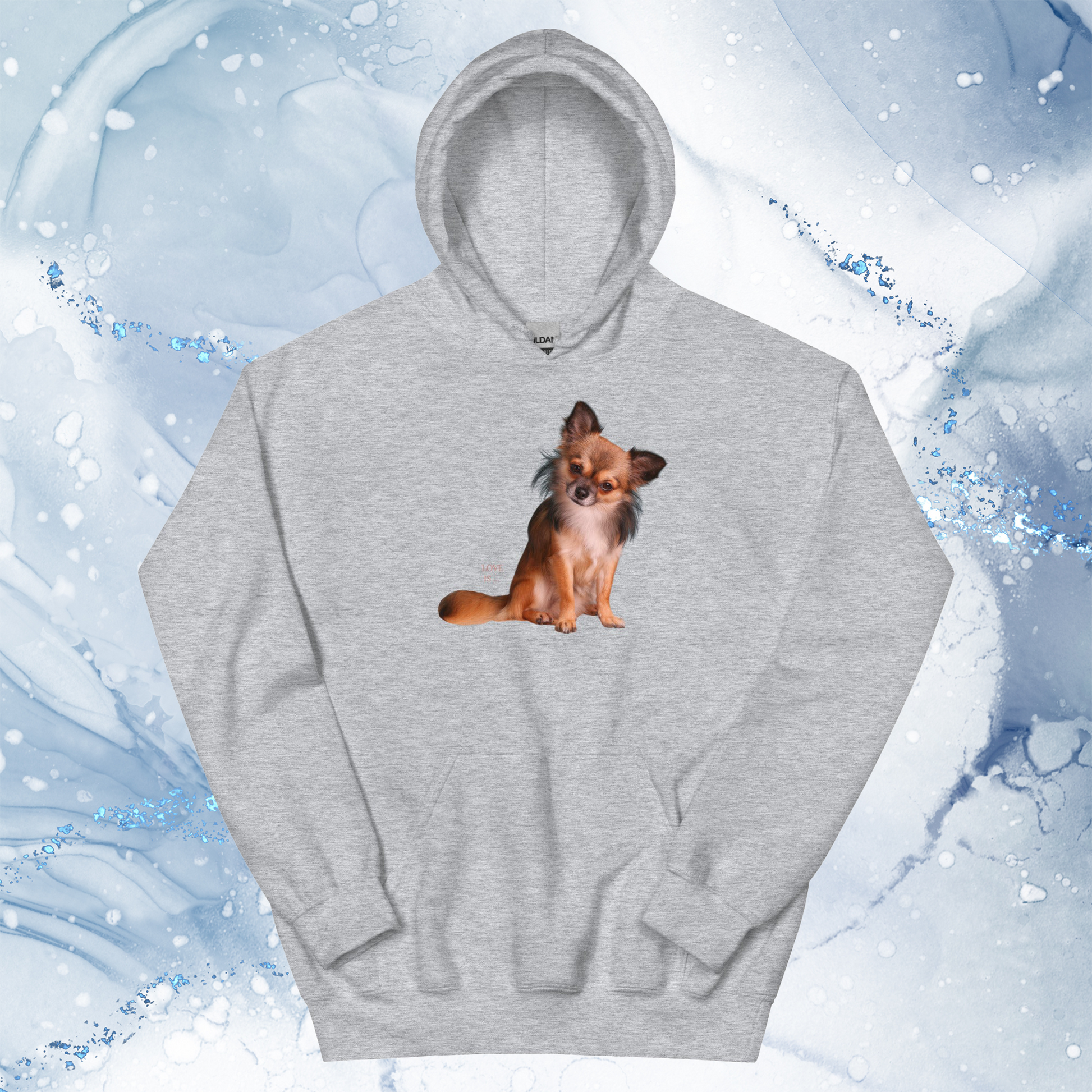 Love Is Hoodie for Men Gift For Women and Dog Lover