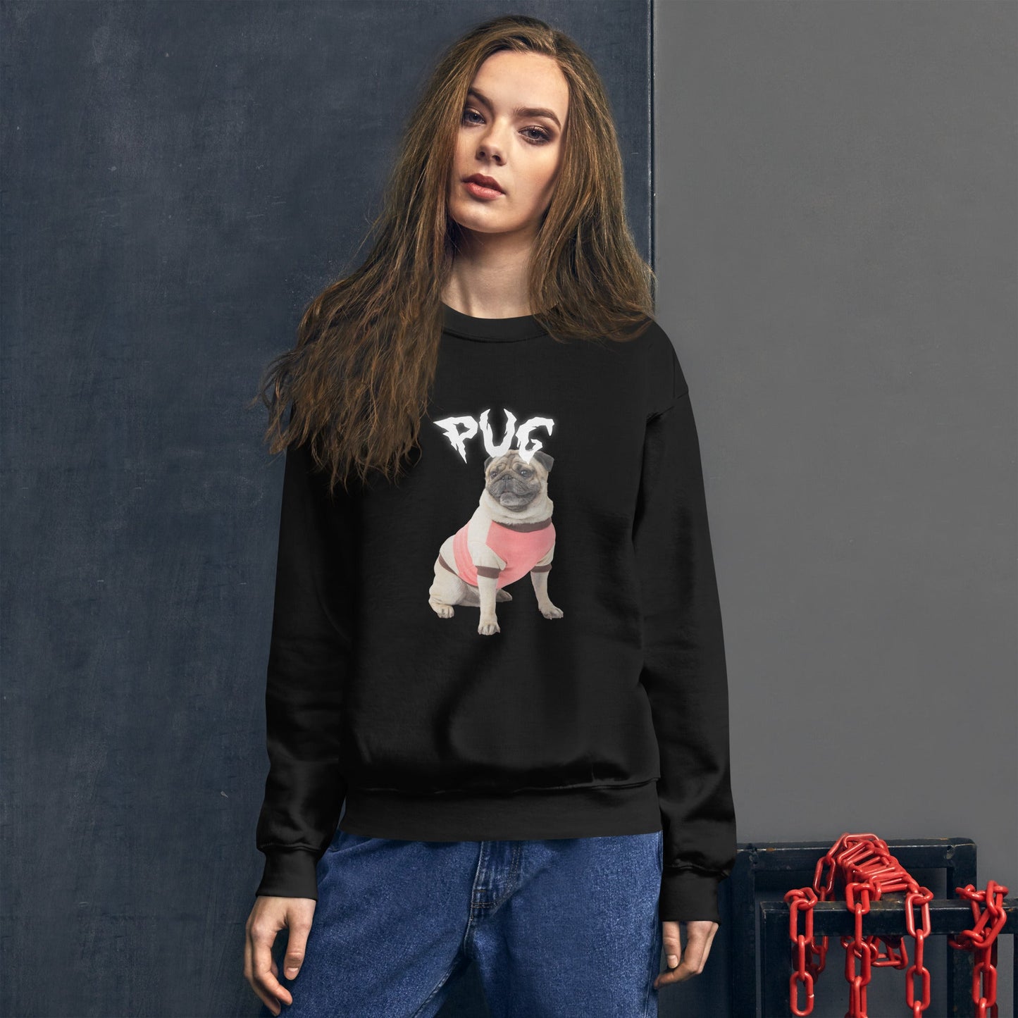 White Hell Sweatshirt for Men Gift For Women and Dog Lover