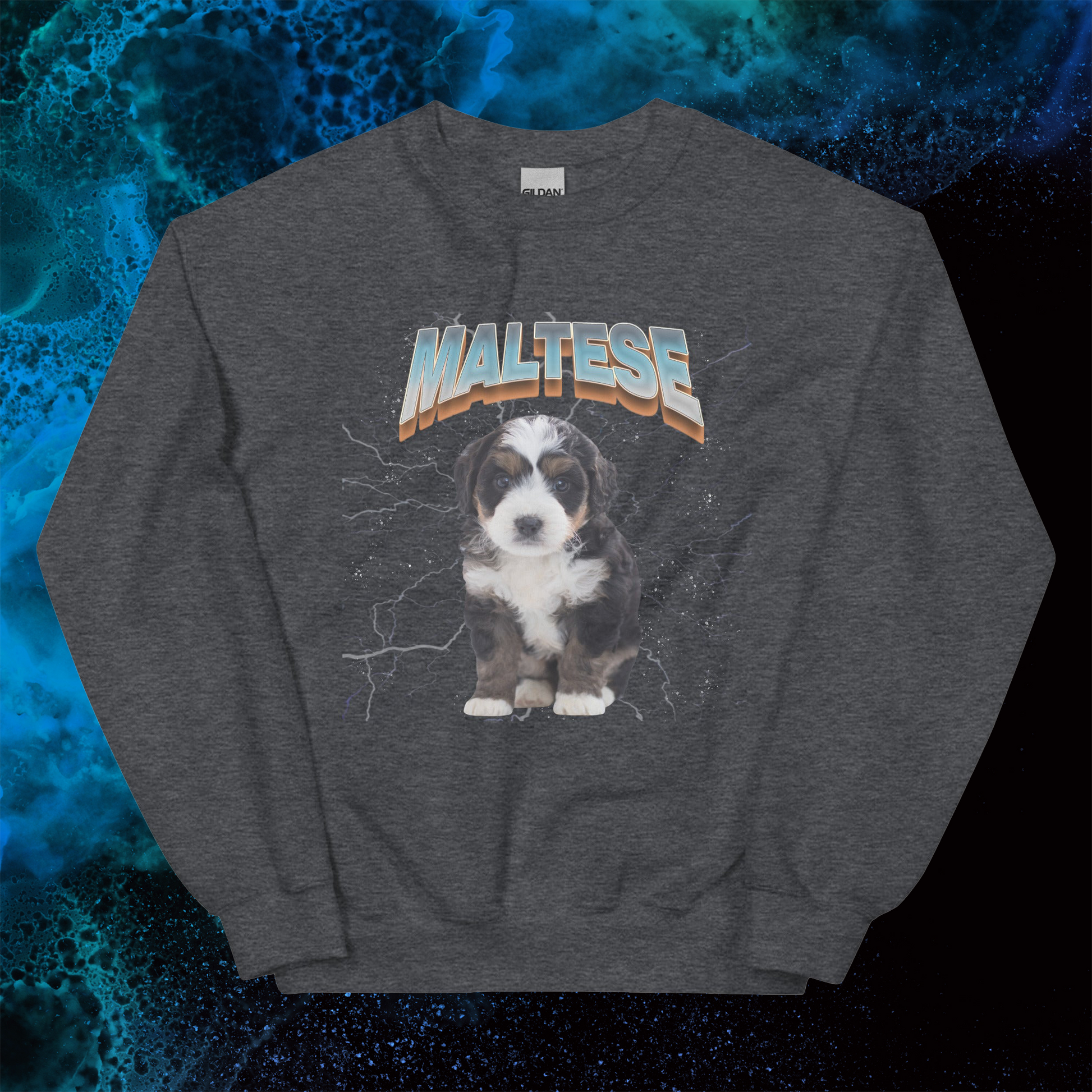 Lightning Sweatshirt for Men Gift For Women and Dog Lover