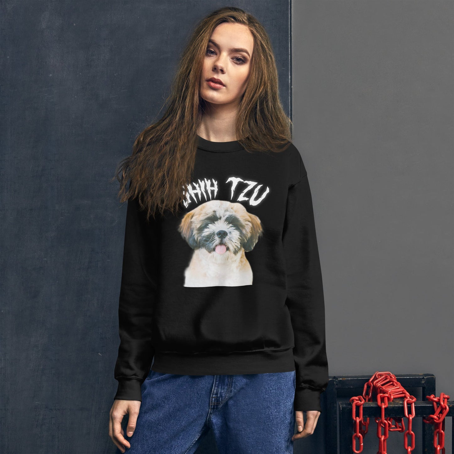 White Hell Sweatshirt for Men Gift For Women and Dog Lover