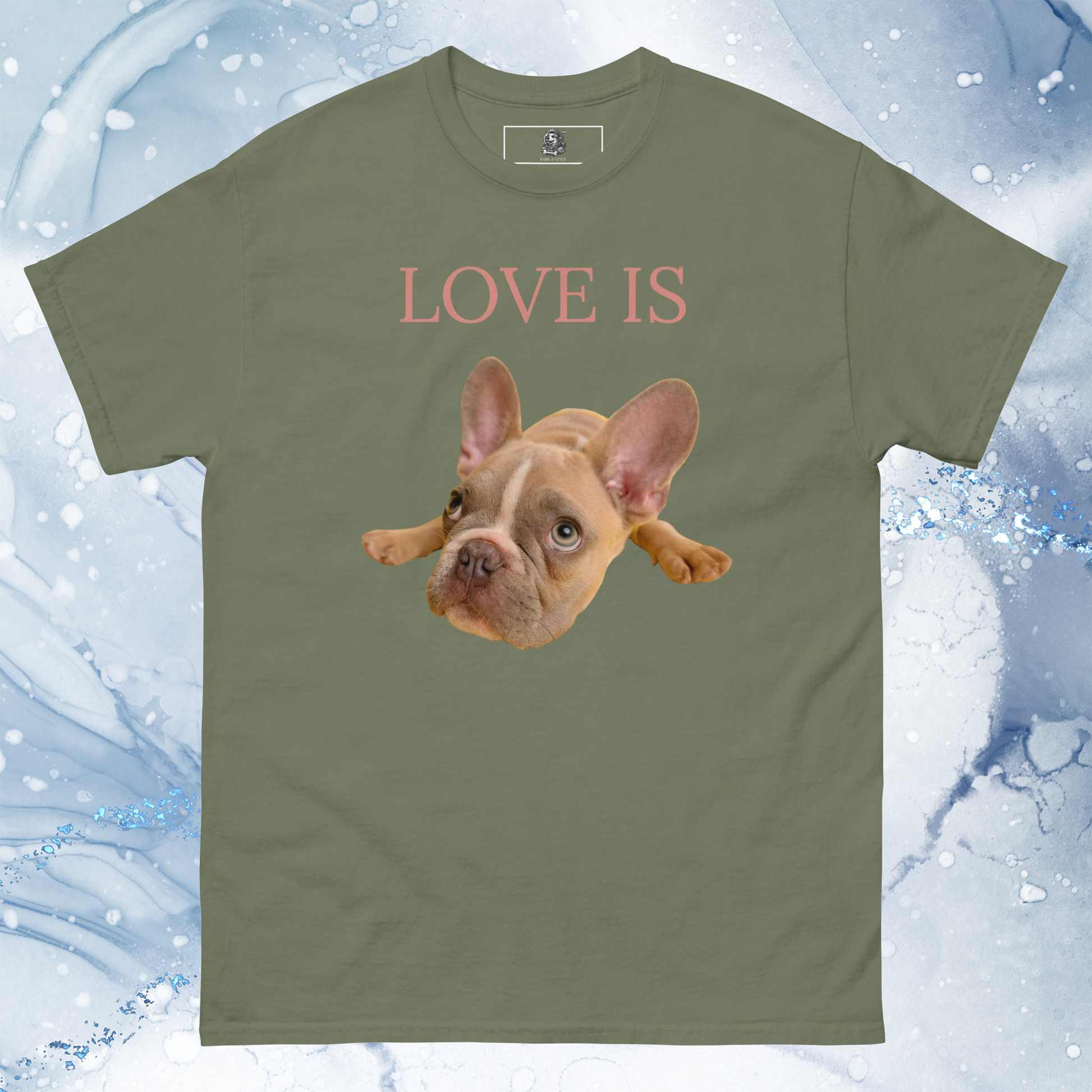 Love Is T-Shirt for Men Gift For Women and Dog Lover