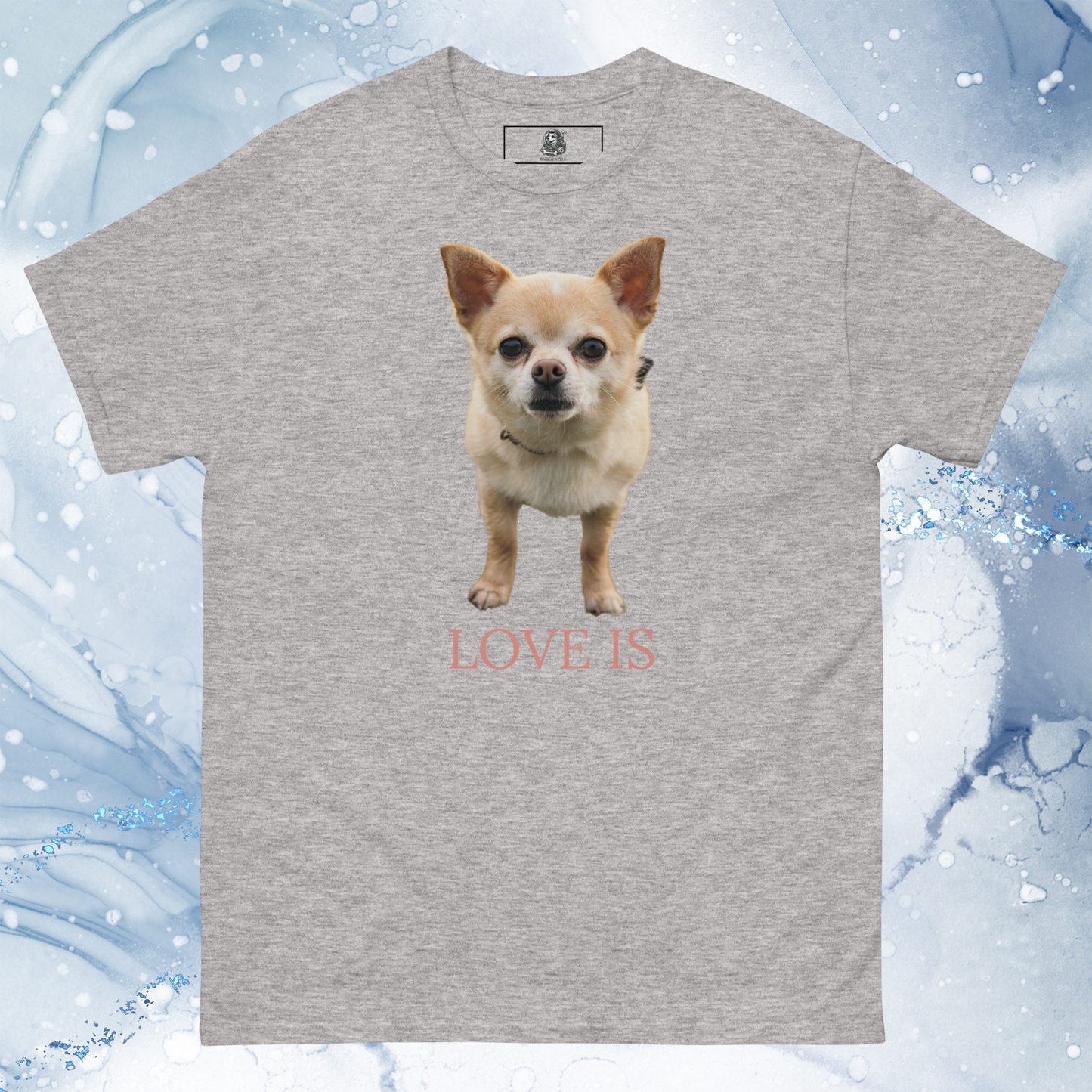 Love Is T-Shirt for Men Gift For Women and Dog Lover