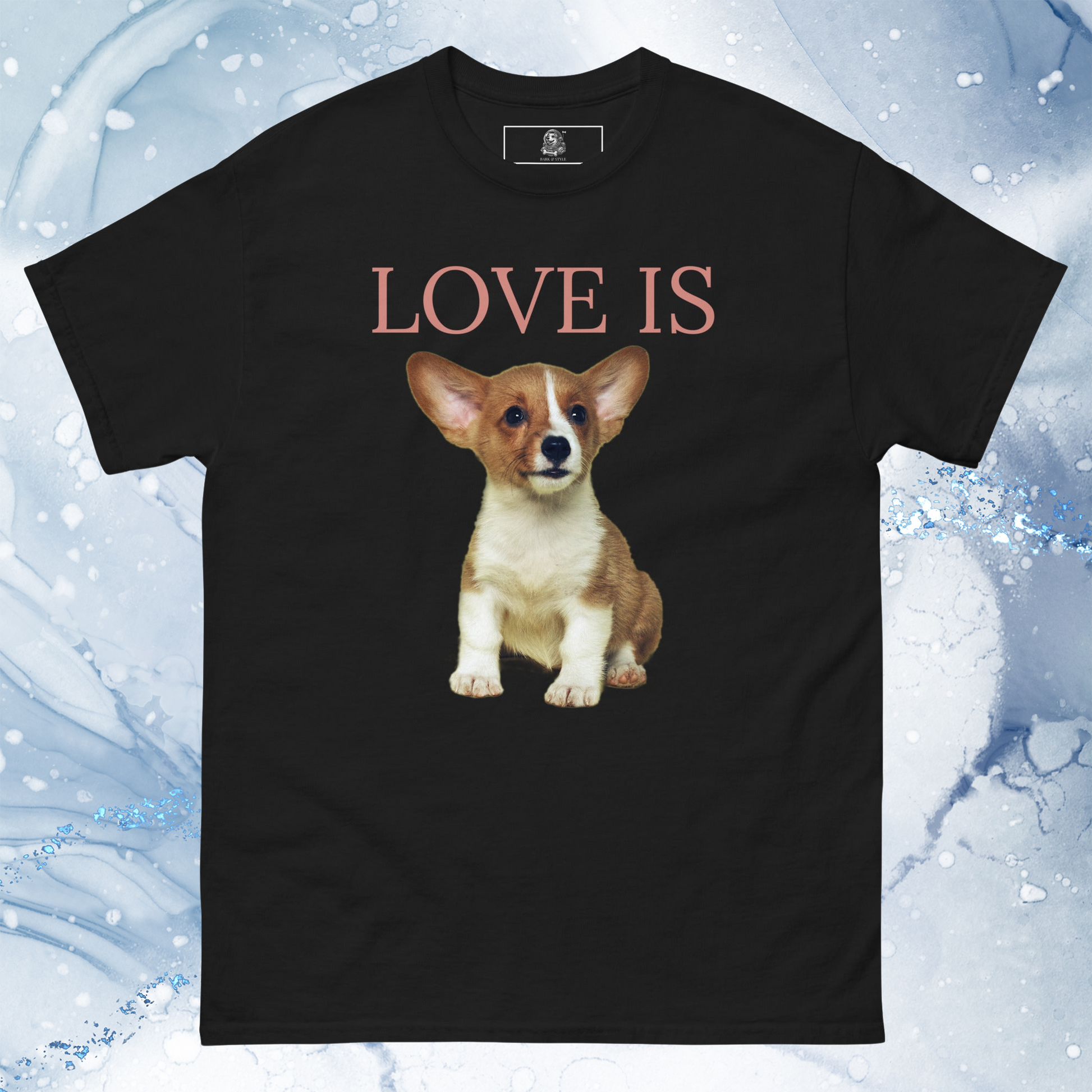 Love Is T-Shirt for Men Gift For Women and Dog Lover