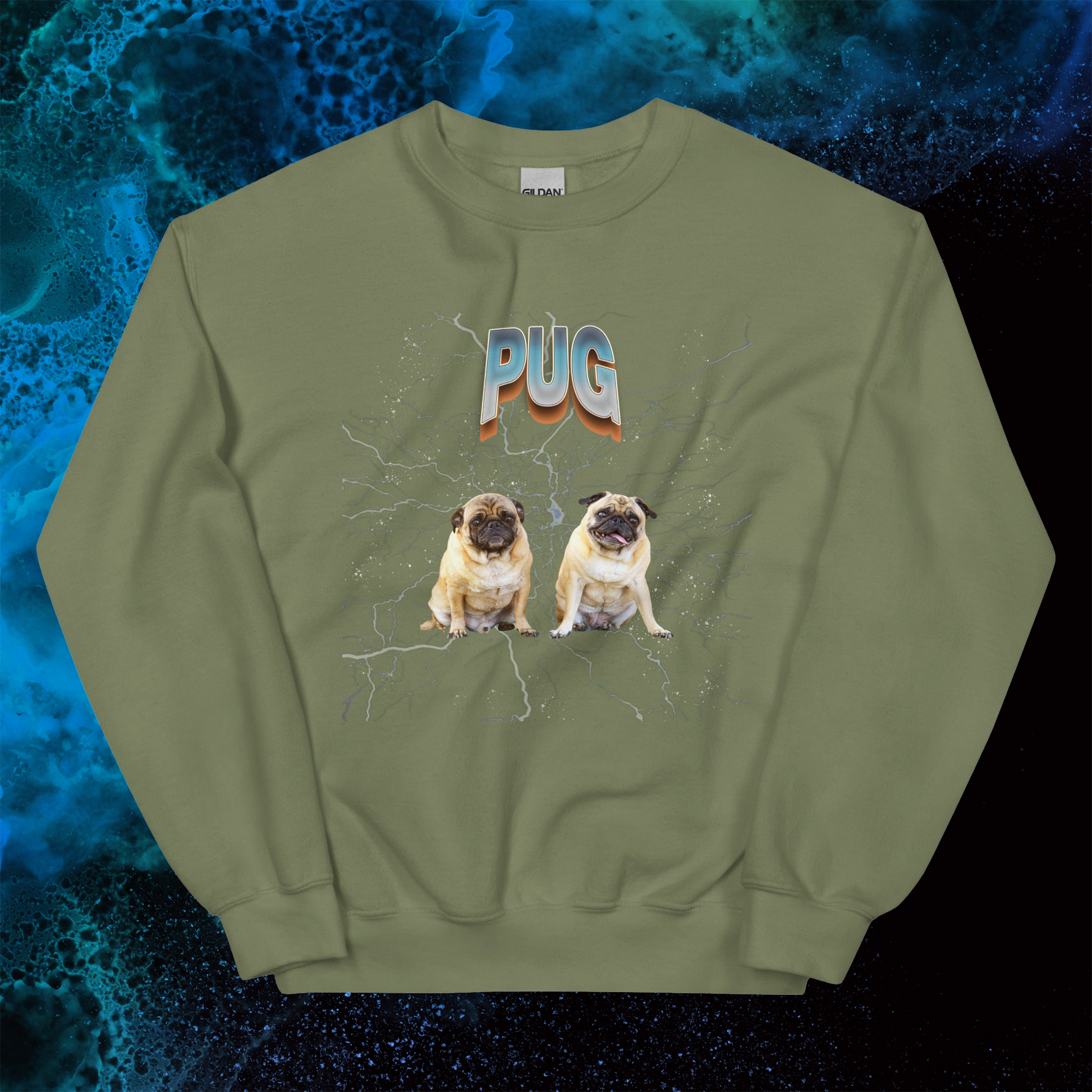 Lightning Sweatshirt for Men Gift For Women and Dog Lover