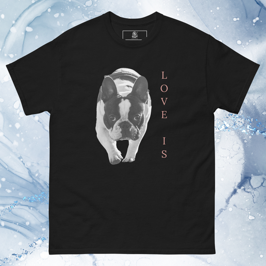 Love Is T-Shirt for Men Gift For Women and Dog Lover