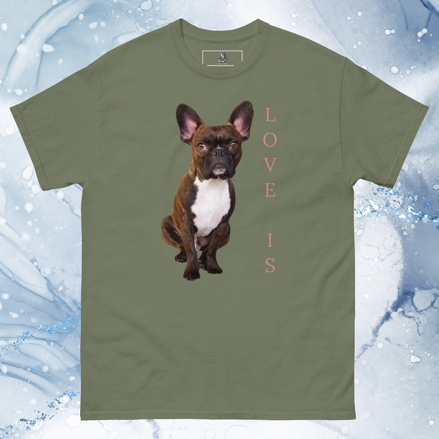 Love Is T-Shirt for Men Gift For Women and Dog Lover