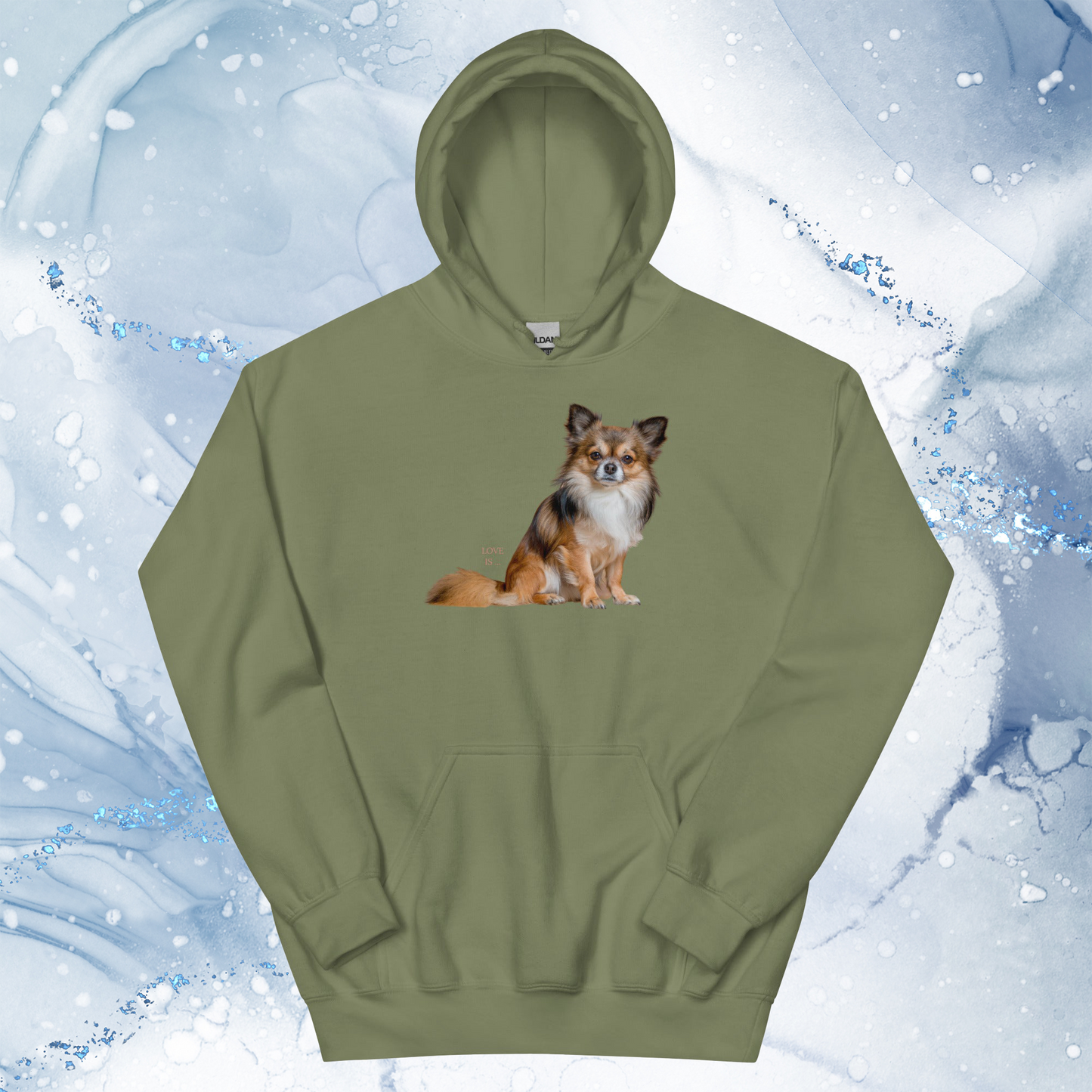 Love Is Hoodie for Men Gift For Women and Dog Lover