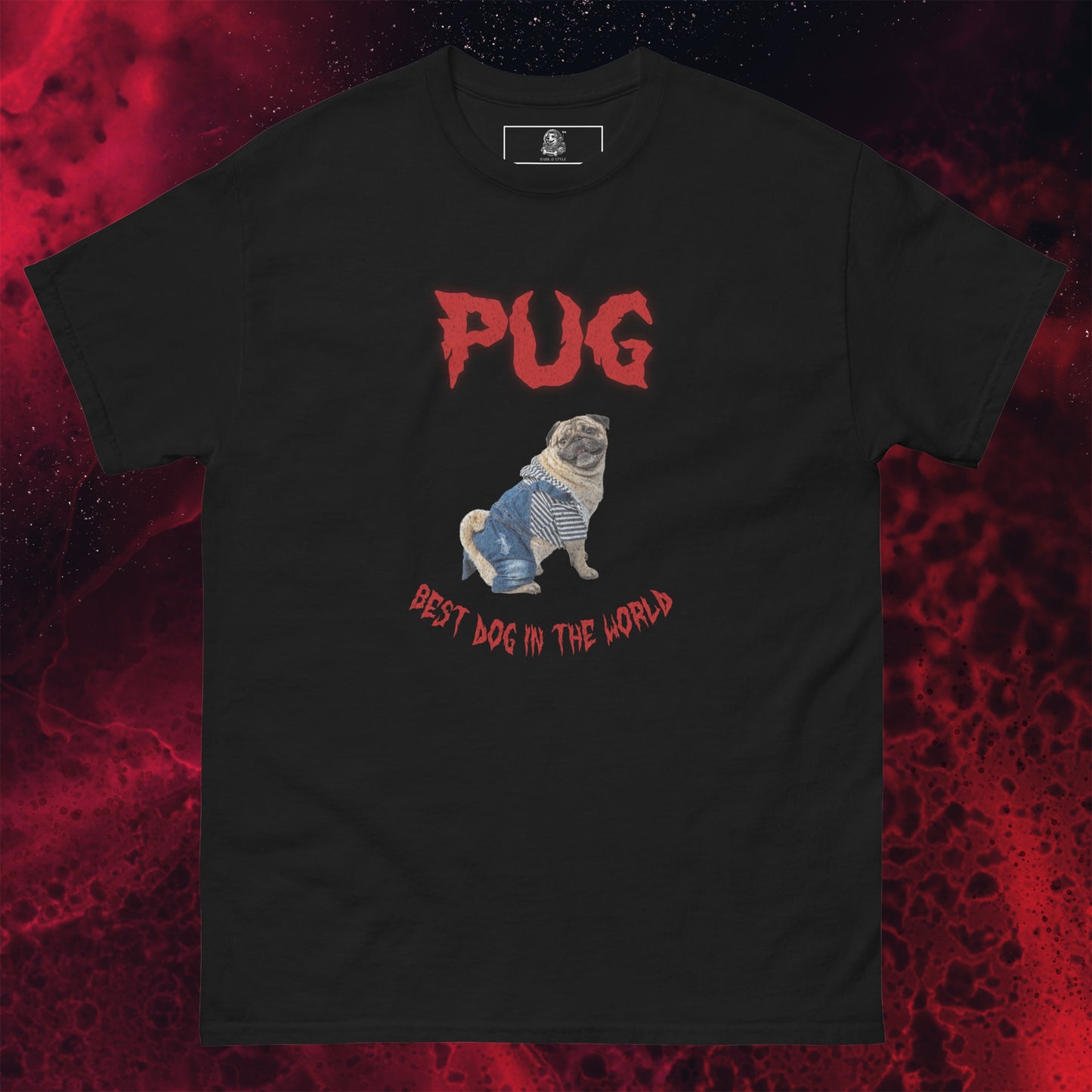 Red Hell T-Shirt for Men Gift For Women and Dog Lover