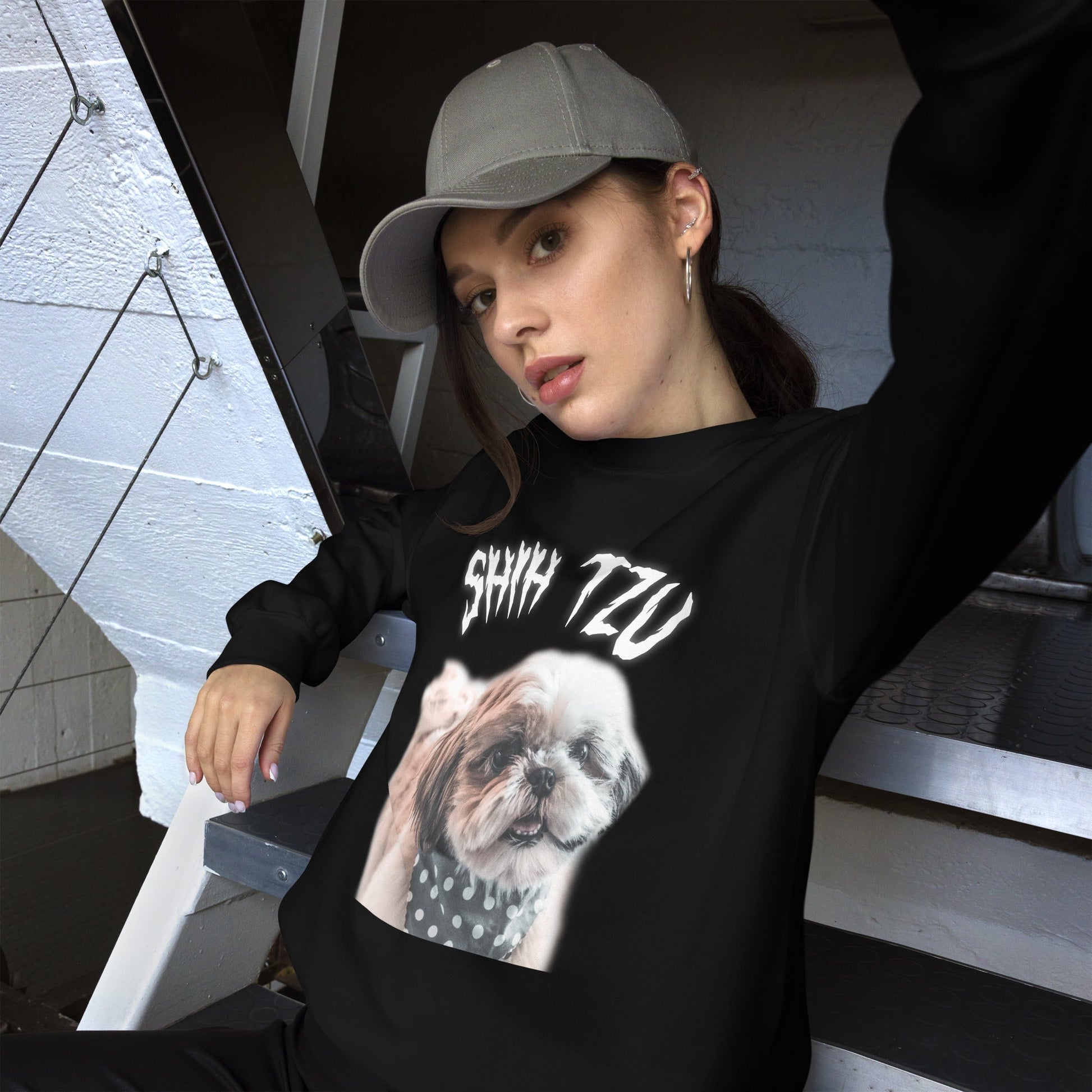 White Hell Sweatshirt for Men Gift For Women and Dog Lover