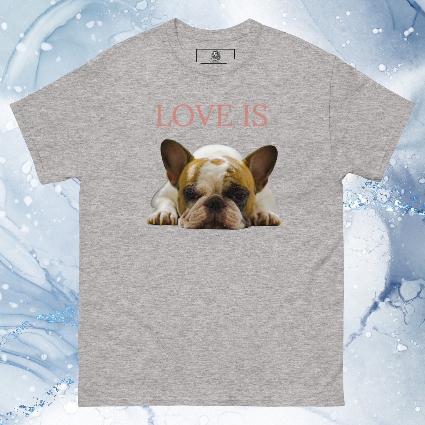 Love Is T-Shirt for Men Gift For Women and Dog Lover