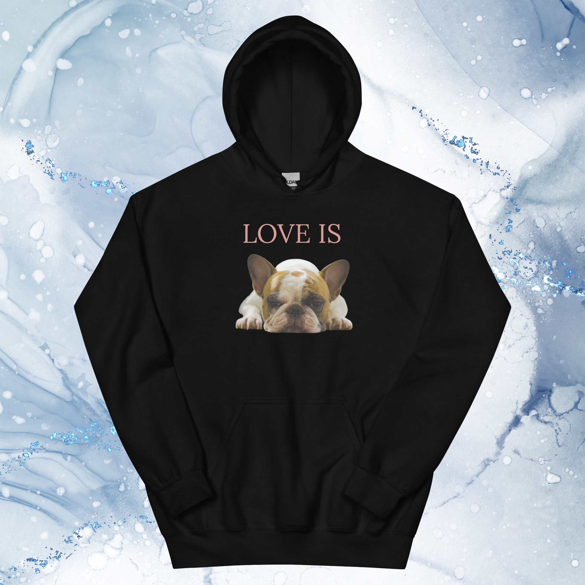 Love Is Hoodie for Men Gift For Women and Dog Lover