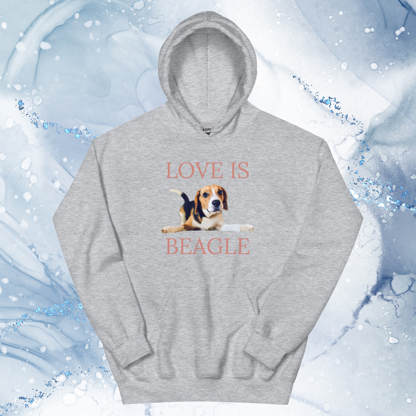 Love Is Hoodie for Men Gift For Women and Dog Lover