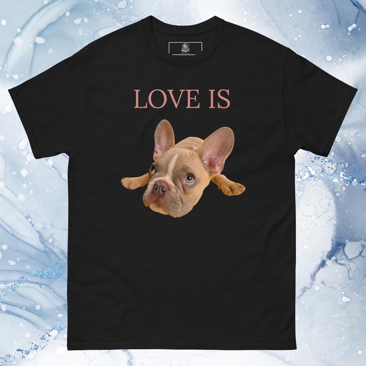 Love Is T-Shirt for Men Gift For Women and Dog Lover