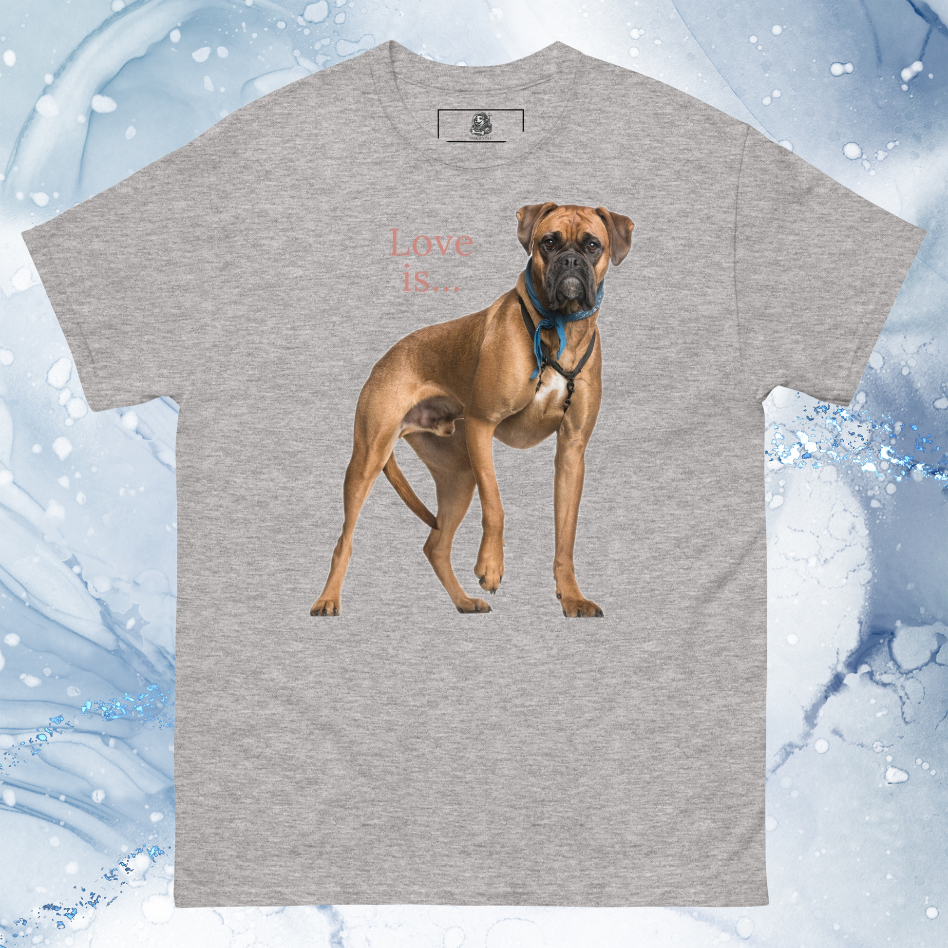 Love Is T-Shirt for Men Gift For Women and Dog Lover