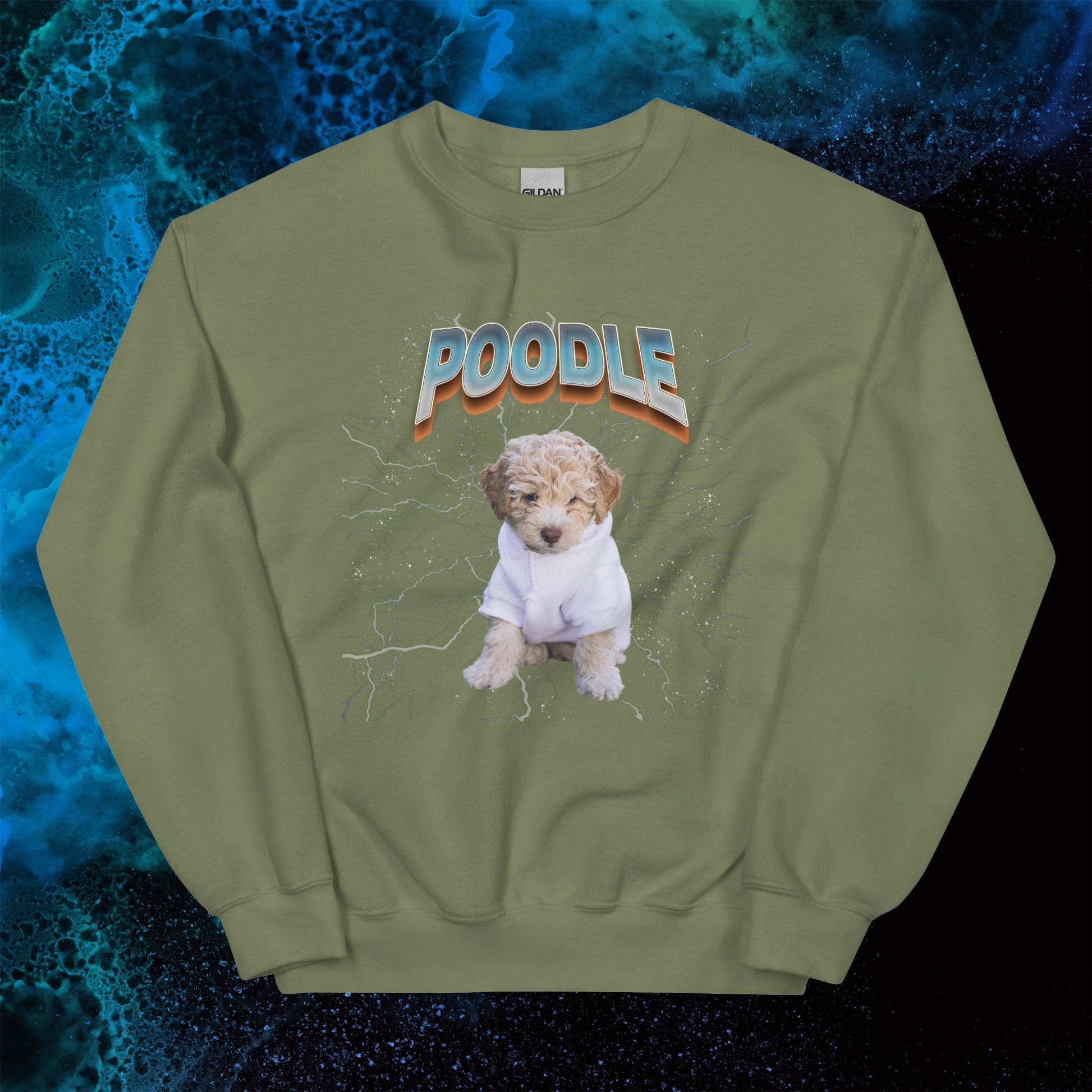 Lightning Sweatshirt for Men Gift For Women and Dog Lover