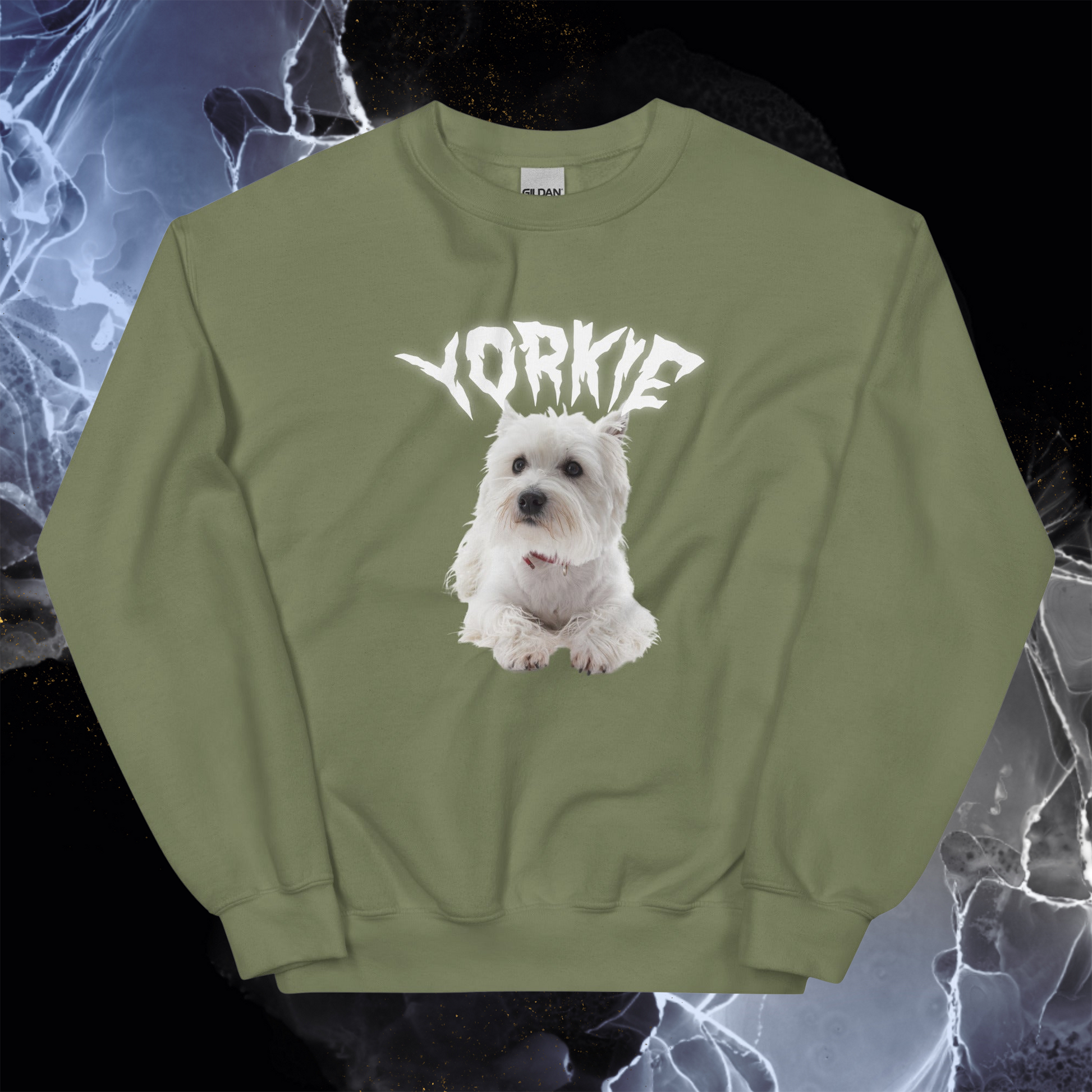 White Hell Sweatshirt for Men Gift For Women and Dog Lover