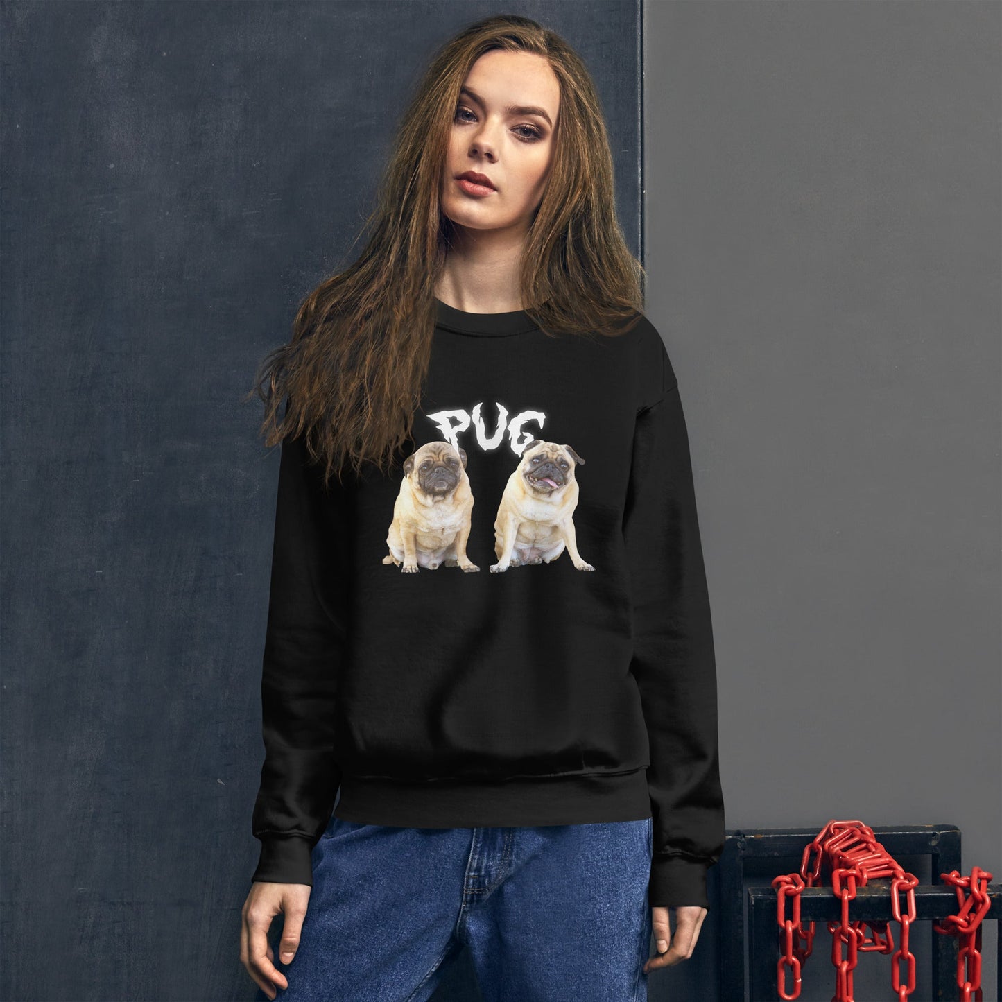 White Hell Sweatshirt for Men Gift For Women and Dog Lover