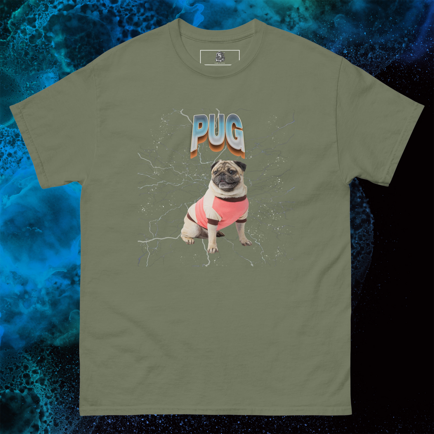 Lightning Pug T-Shirt