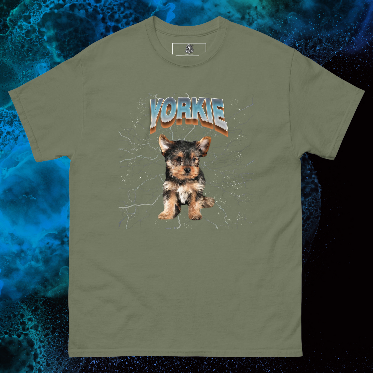 Lightning Yorkie T-Shirt