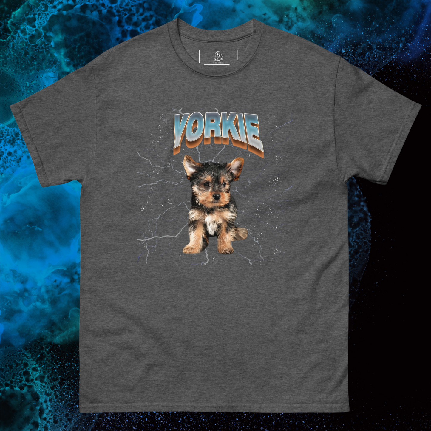 Lightning Yorkie T-Shirt