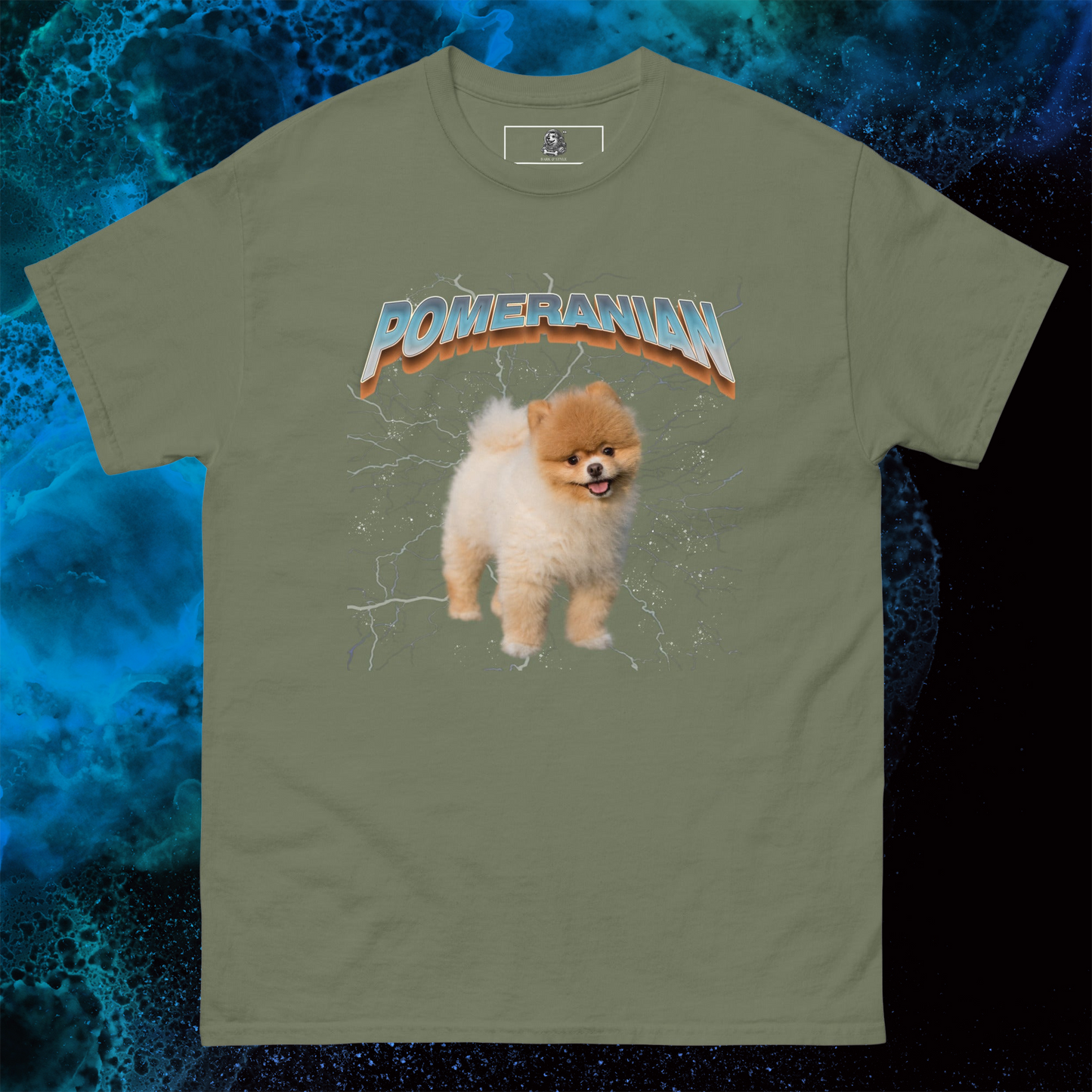 Lightning Pomeranian T-Shirt