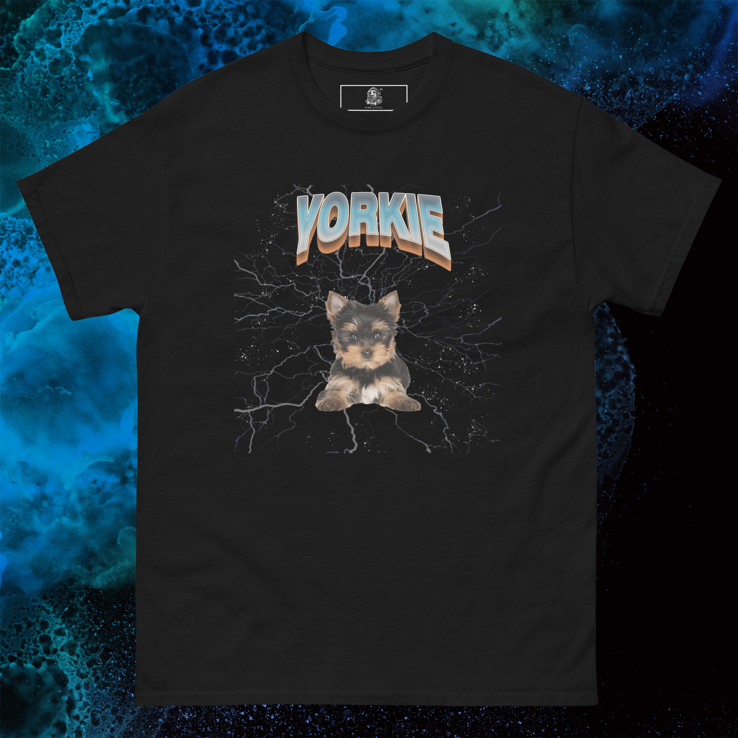 Lightning Yorkie T-Shirt