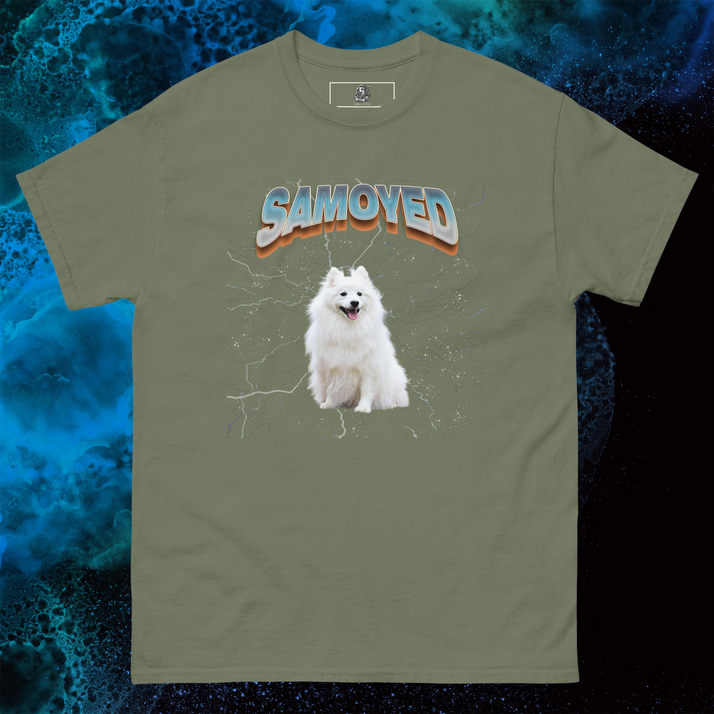 Lightning Samoyed T-Shirt