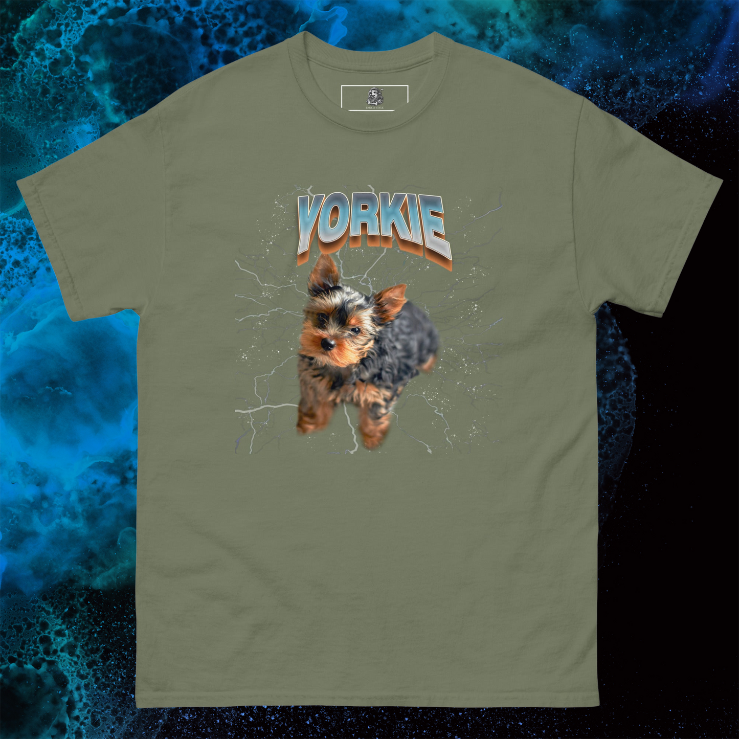 Lightning Yorkie T-Shirt