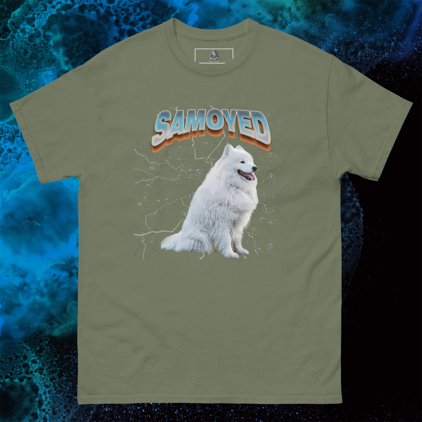 Lightning Samoyed T-Shirt