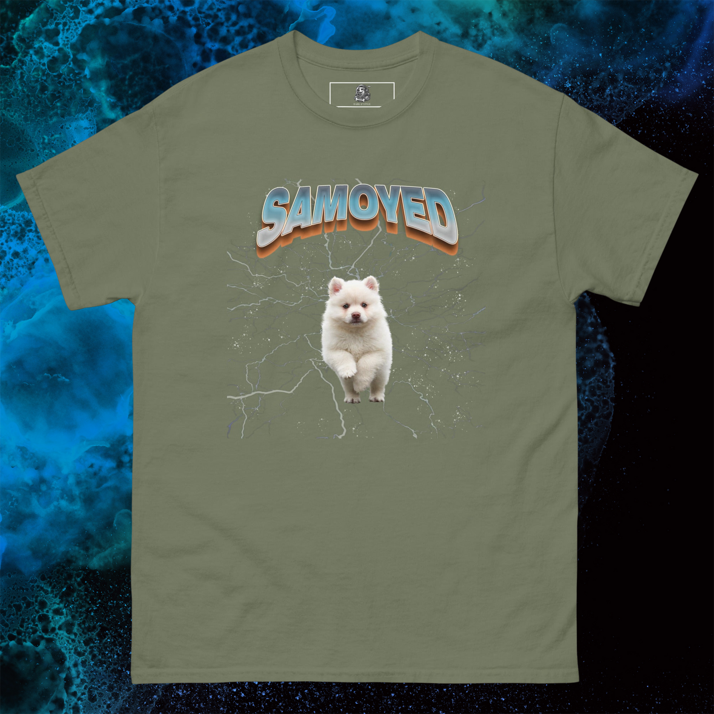 Lightning Samoyed T-Shirt