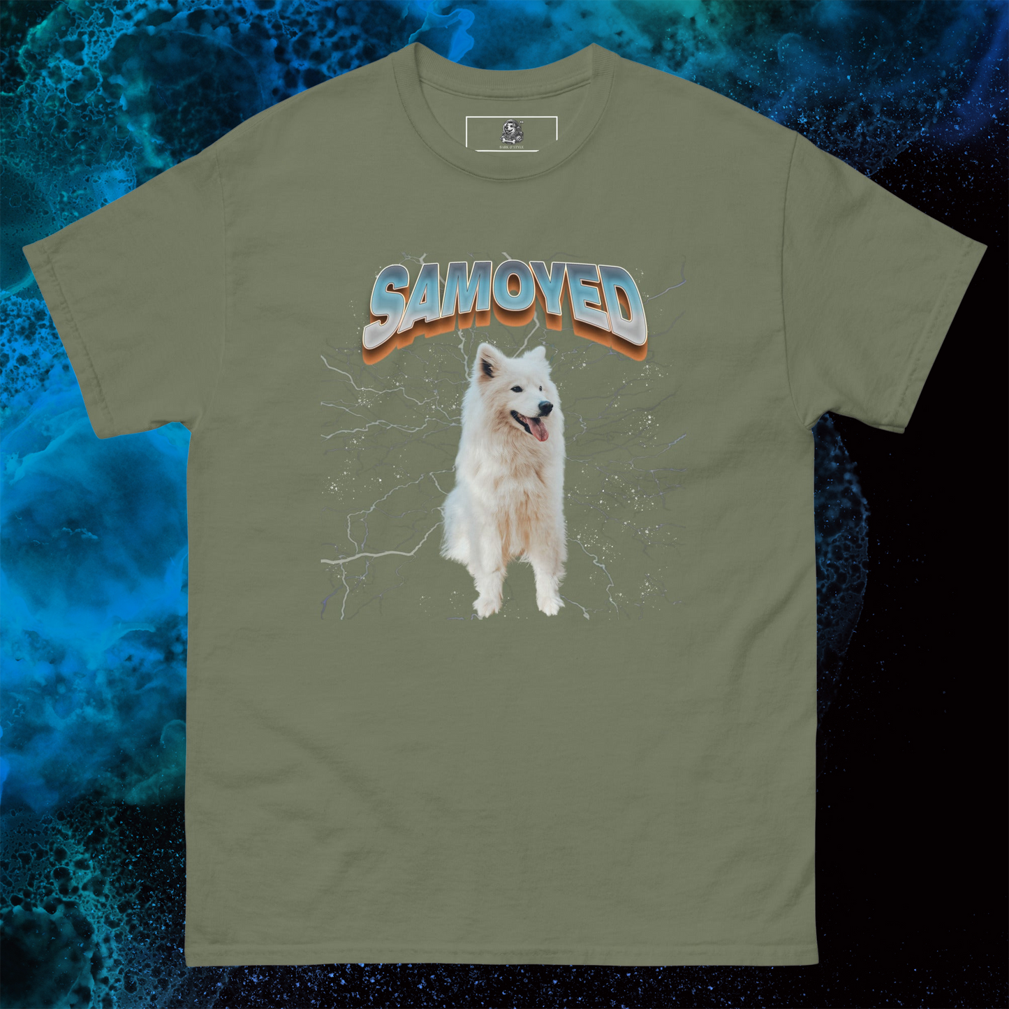 Lightning Samoyed T-Shirt