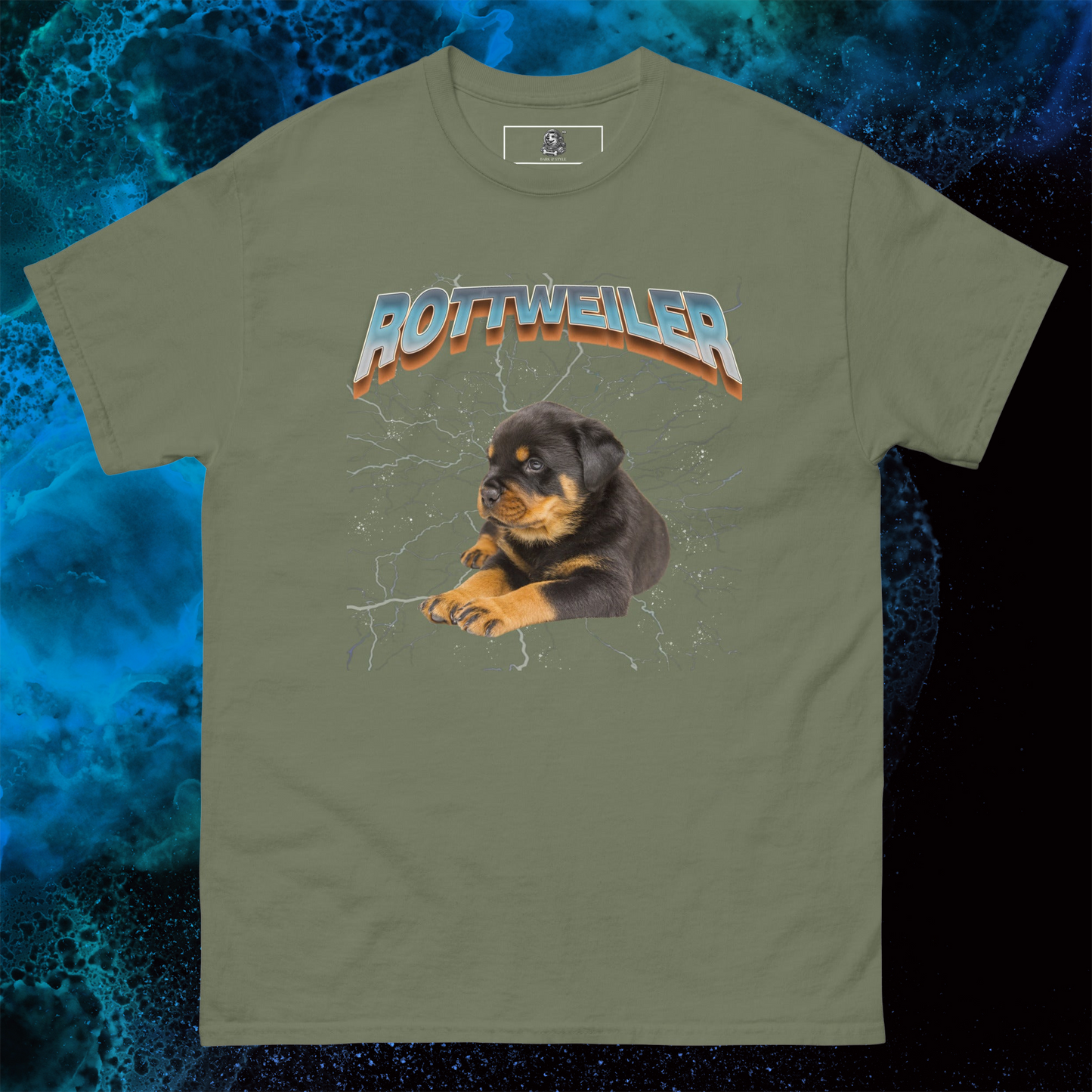 Lightning Rottweiler T-Shirt