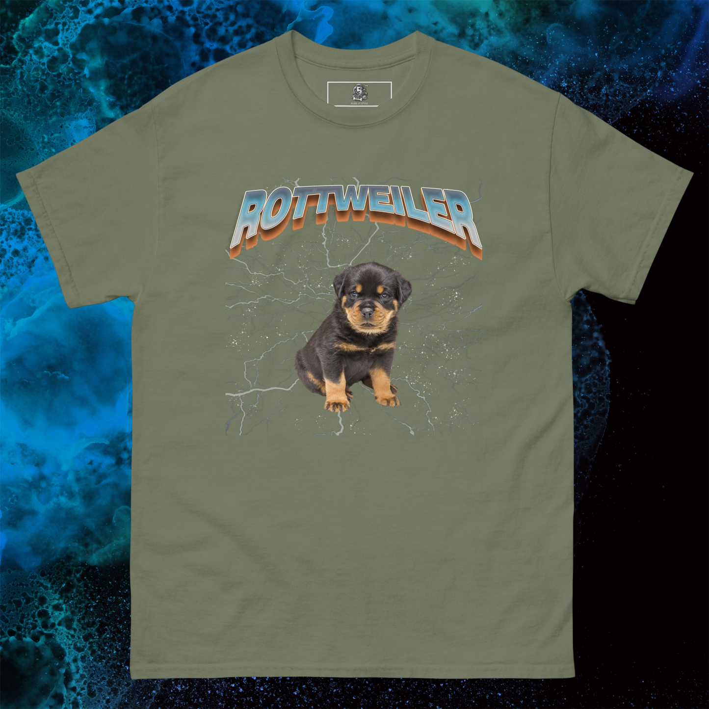 Lightning Rottweiler T-Shirt