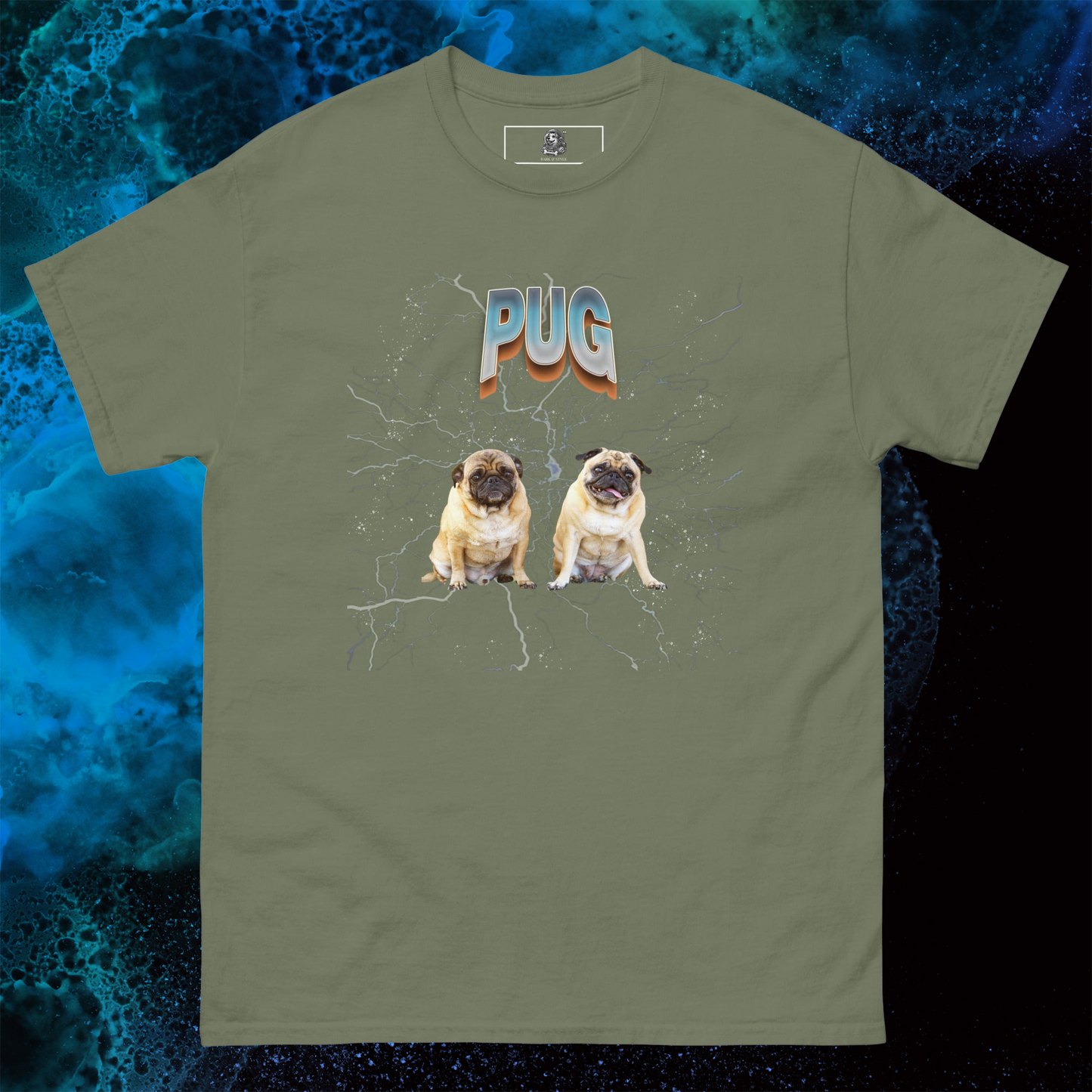 Lightning Pug T-Shirt