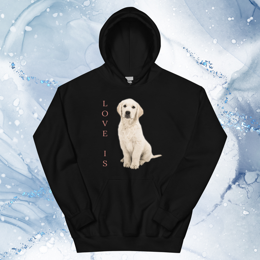 Love Is Labrador Retriever Hoodie